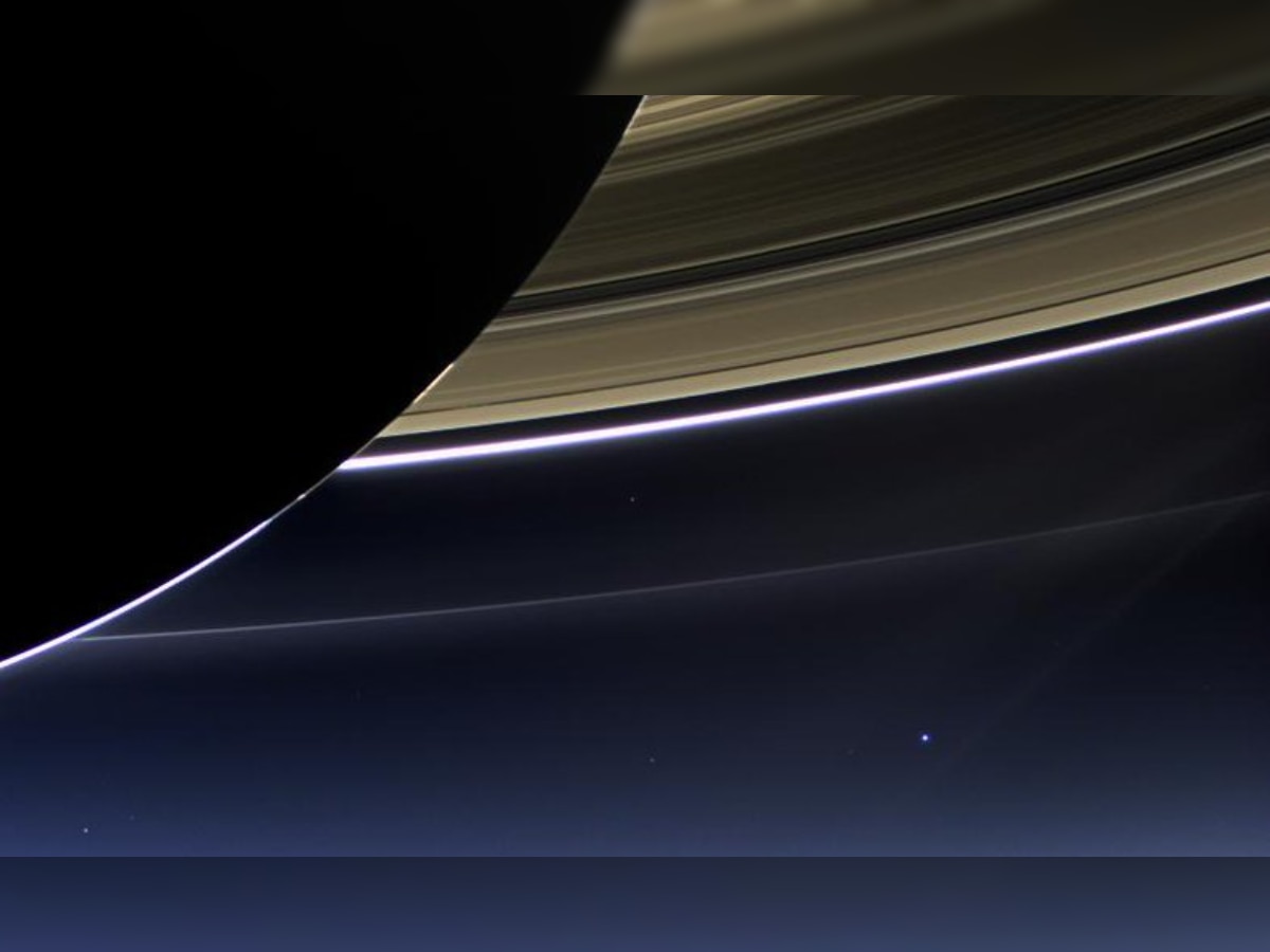 NASA gives sneak peak of Earth in breathtaking shot of Saturn’s rings – See viral photo here