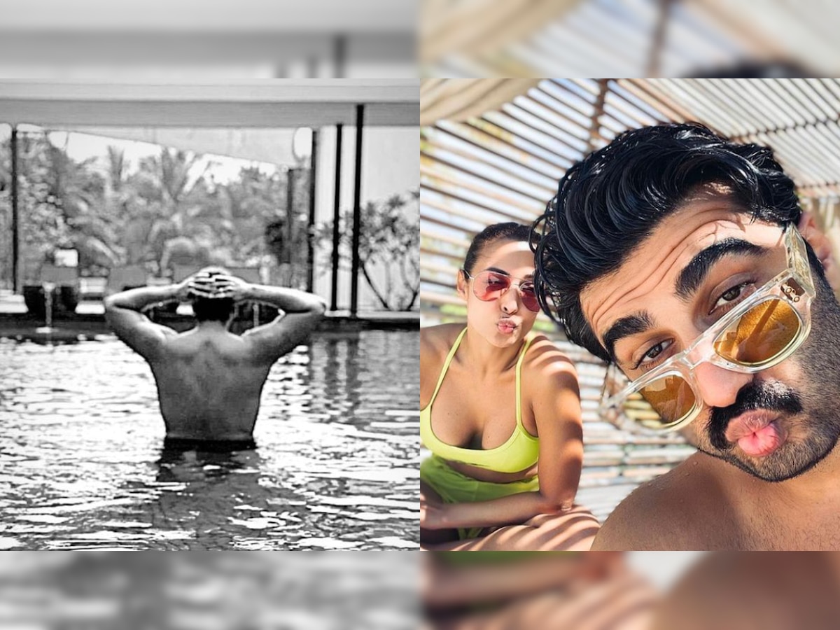 Arjun Kapoor's shirtless pool picture teasing girlfriend Malaika Arora goes viral