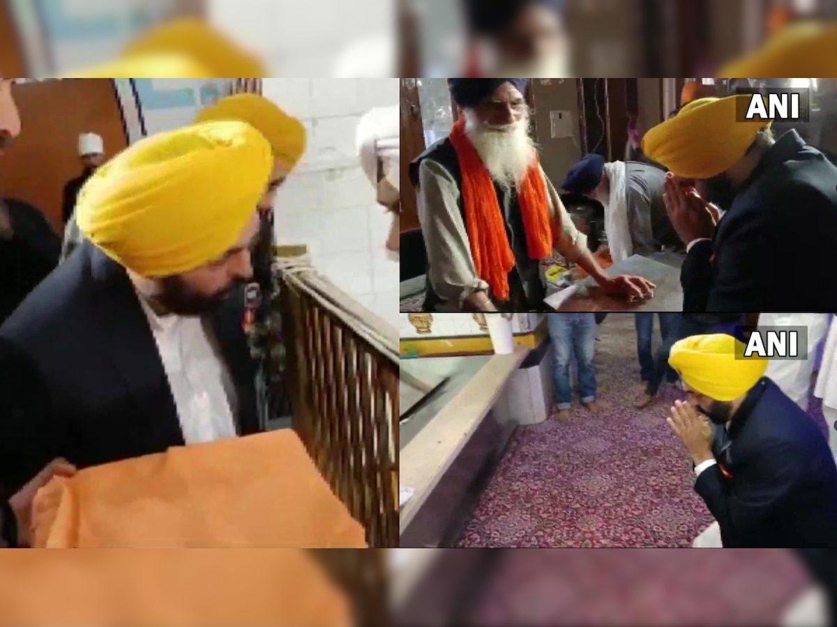 Punjab: Bhagwant Mann visits Gurdwara, Jalebi preparation begins at his residence ahead of counting