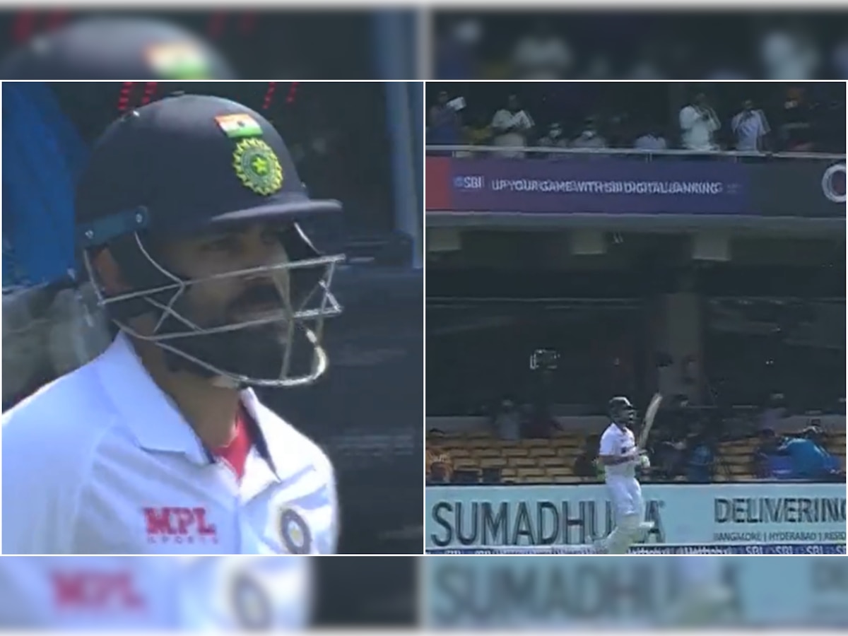 Watch: Virat Kohli comes out to bat, receives roaring applause from crowd in Bengaluru