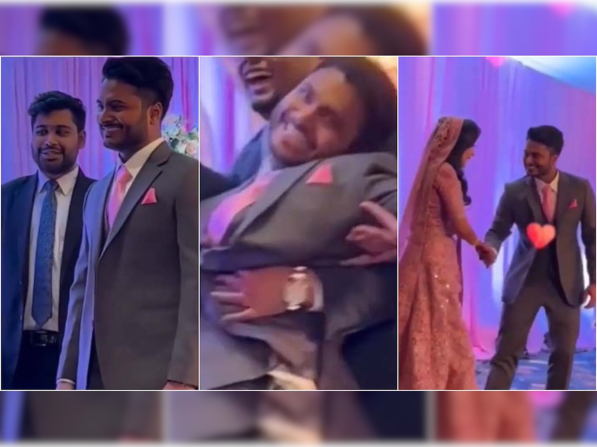 Viral: Excited groom's reaction on seeing his bride leave netizens in splits, WATCH