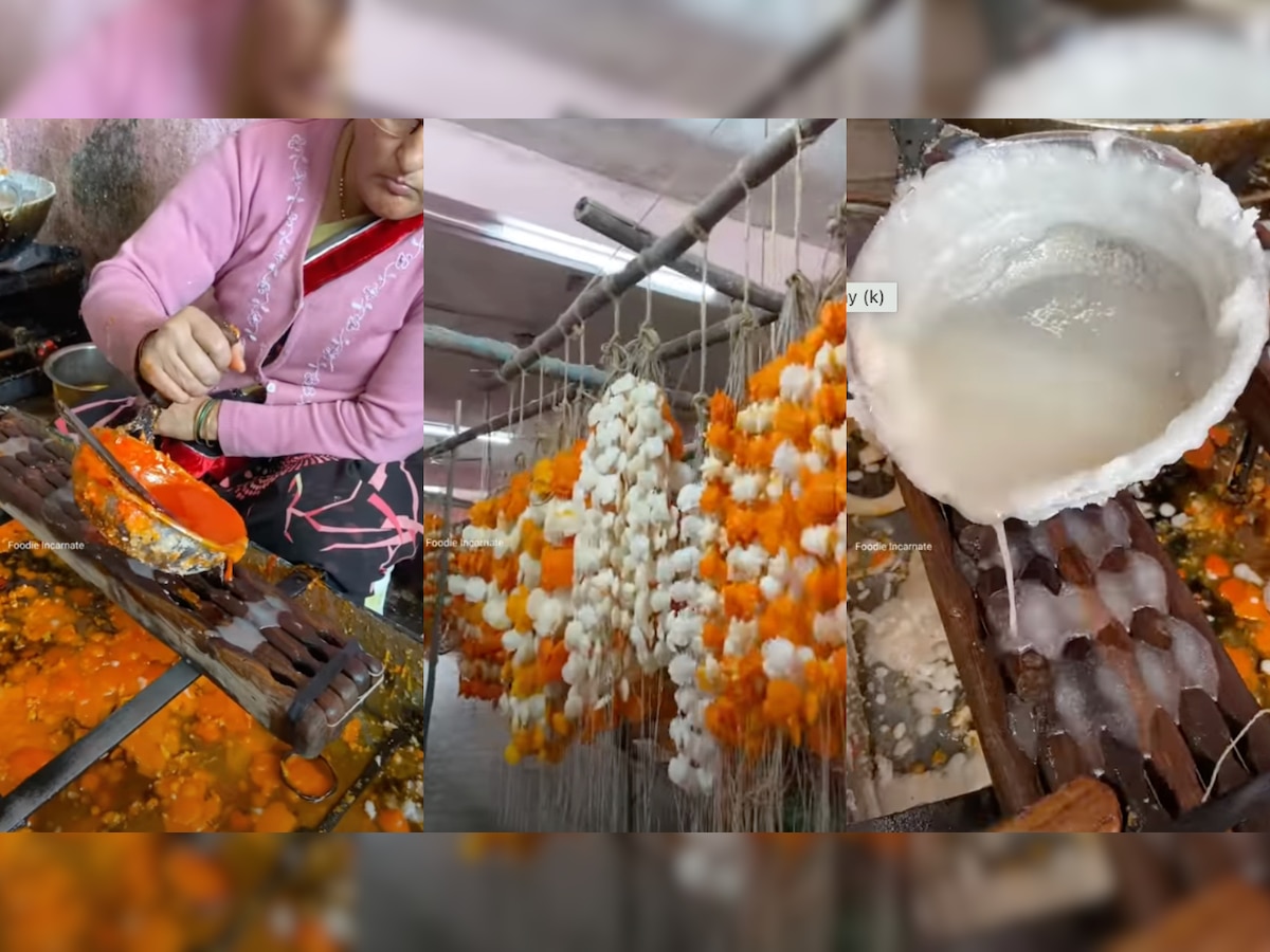 Is it a garland or a mithai? Flower mithai in Maharashtra leaves people confused