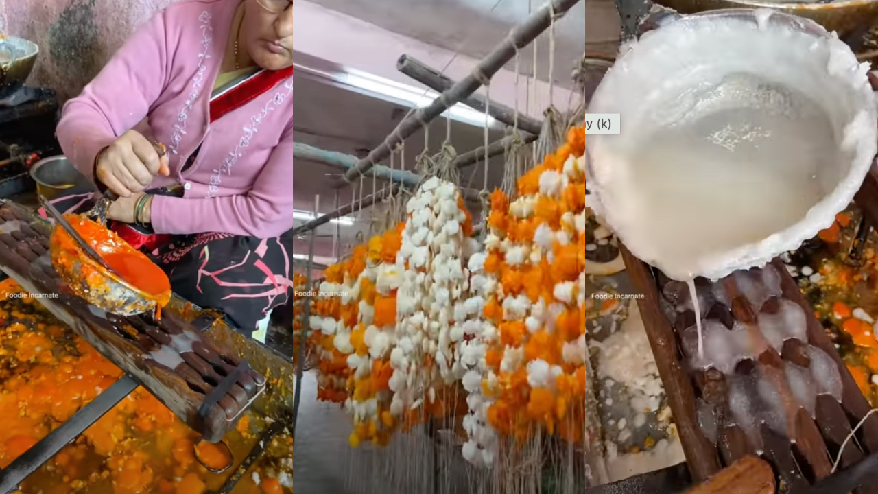 Is it a garland or a mithai? Flower mithai in Maharashtra leaves people ...