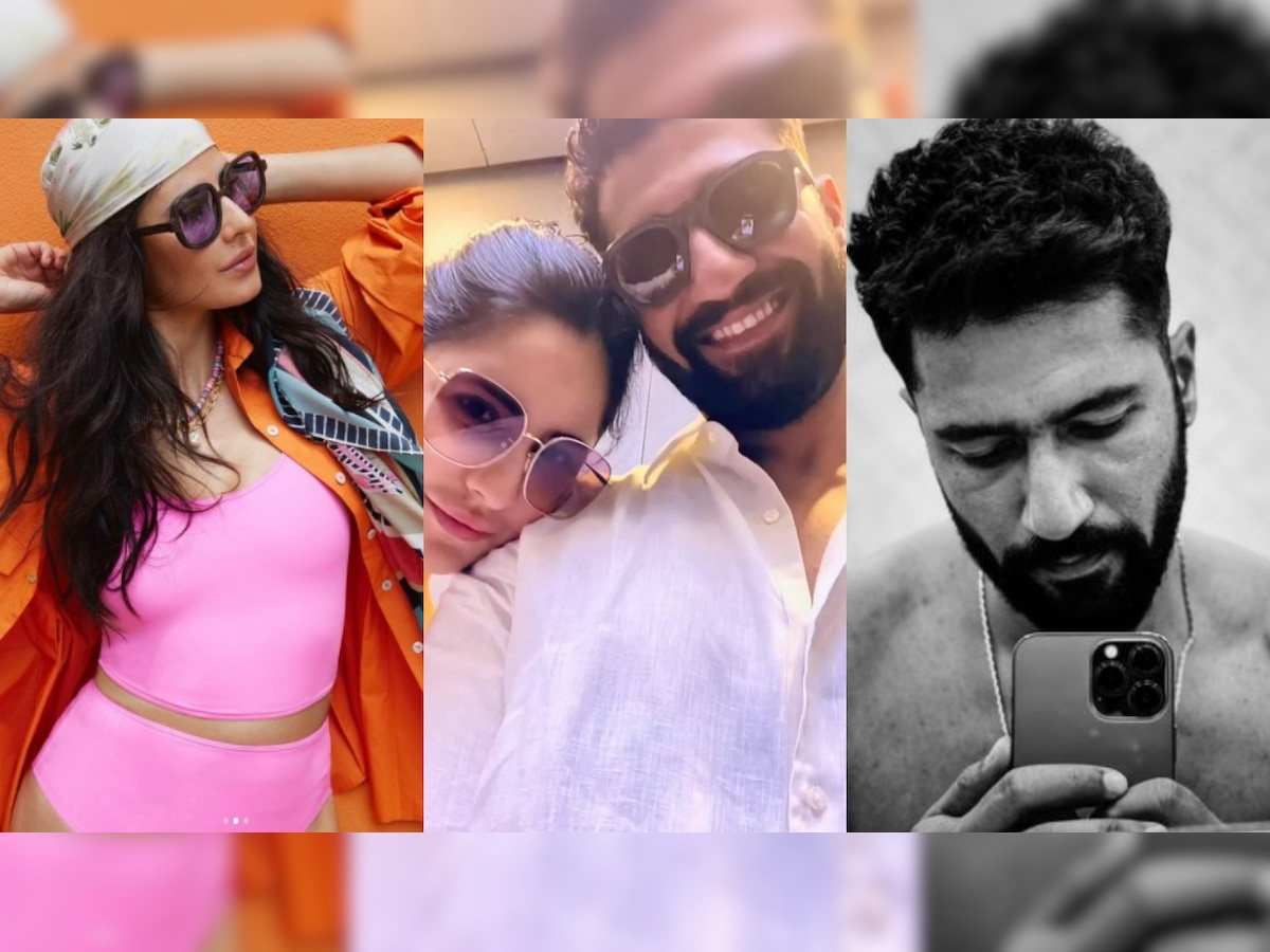 VIRAL! Katrina Kaif sets internet on fire with morning selfies and swimwear photos, Vicky Kaushal goes shirtless