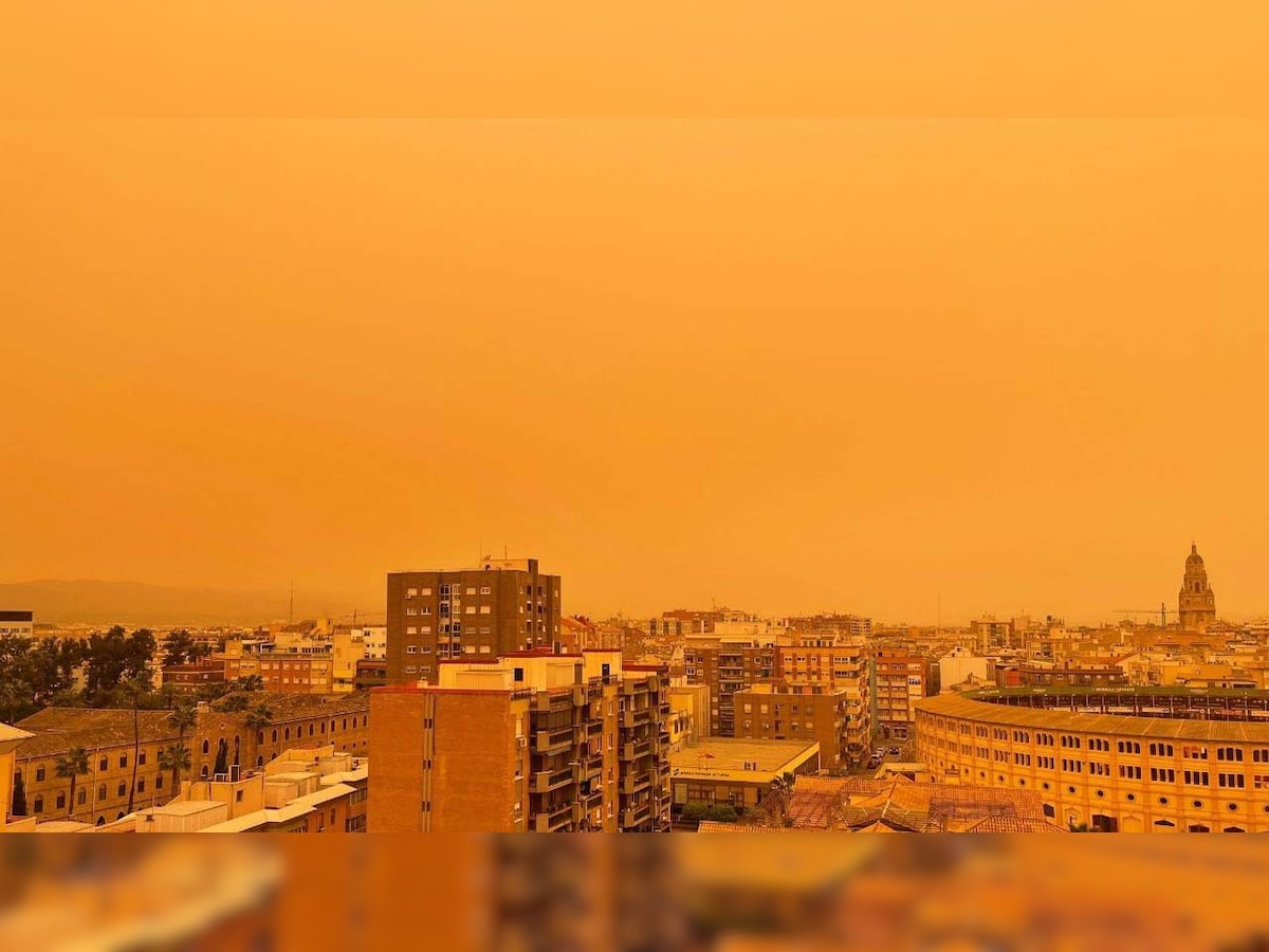 Here's why Spain's sky turned red-orange in colour