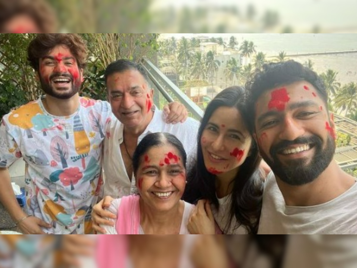 Katrina Kaif-Vicky Kaushal celebrate first Holi together after wedding, photos go VIRAL