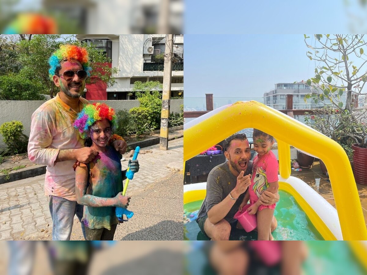 Shark Tank India's Ashneer Grover, Anupam Mittal, Aman Gupta, Ghazal Alagh celebrate Holi with family- See pics