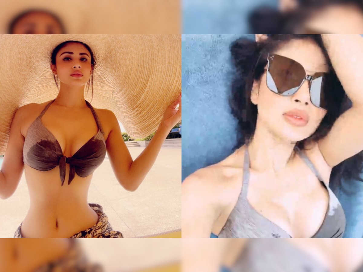 Mouni Roy Sex - VIRAL! Mouni Roy makes fans sweat with jaw-dropping pool photos in grey  bikini