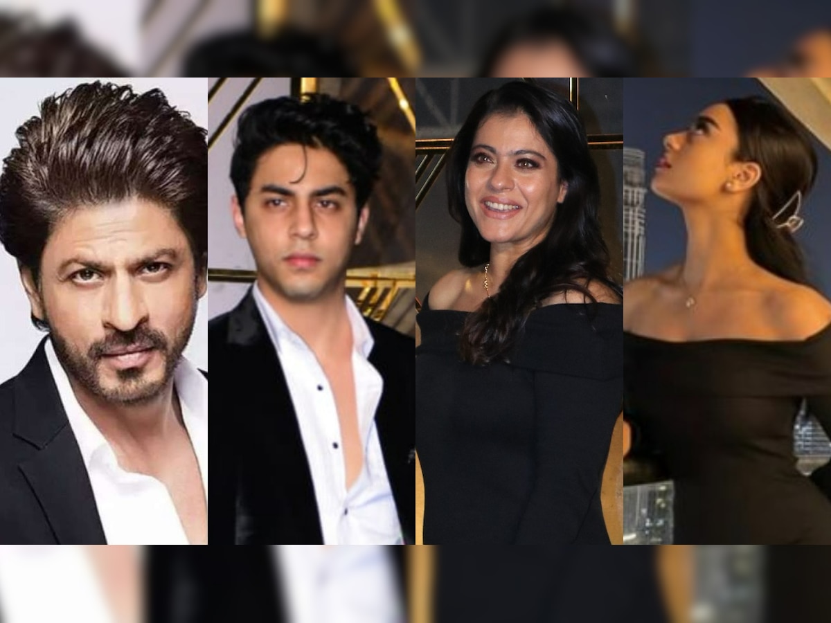 Fan-made collage of Aryan Khan-Shah Rukh Khan, Nysa Devgn-Kajol twinning goes viral