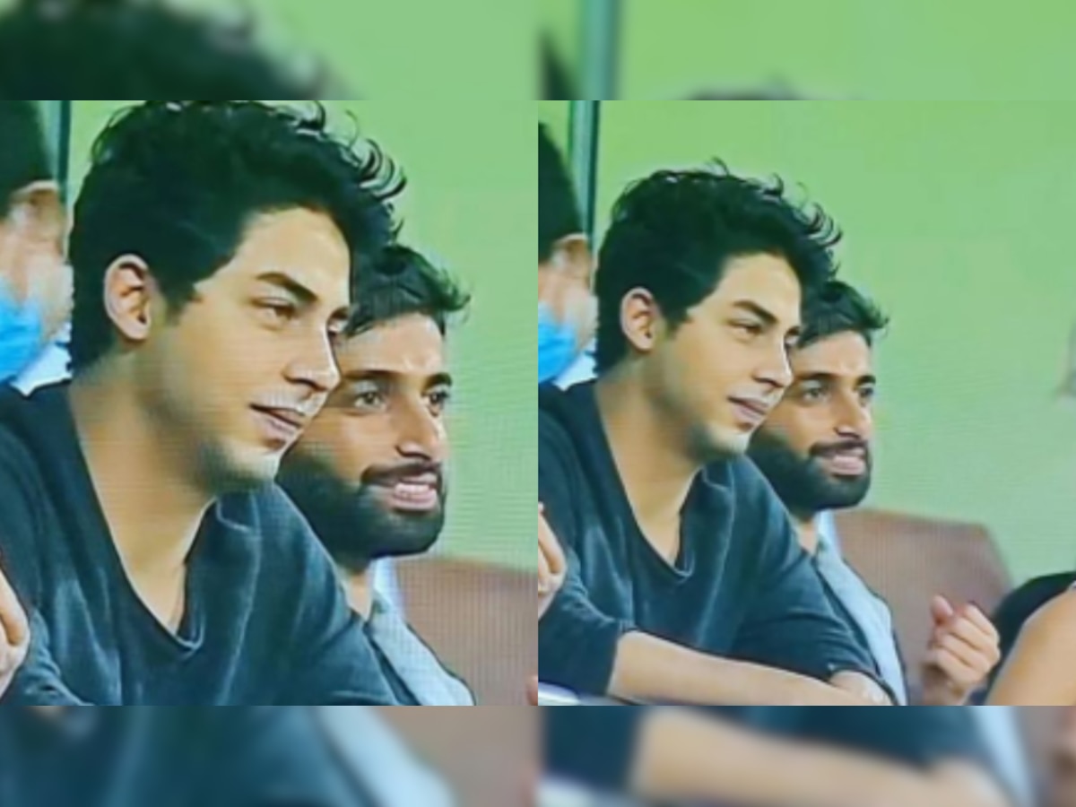 Shah Rukh Khan’s son Aryan Khan spotted watching IPL match, fans gush over his smile – Photos inside