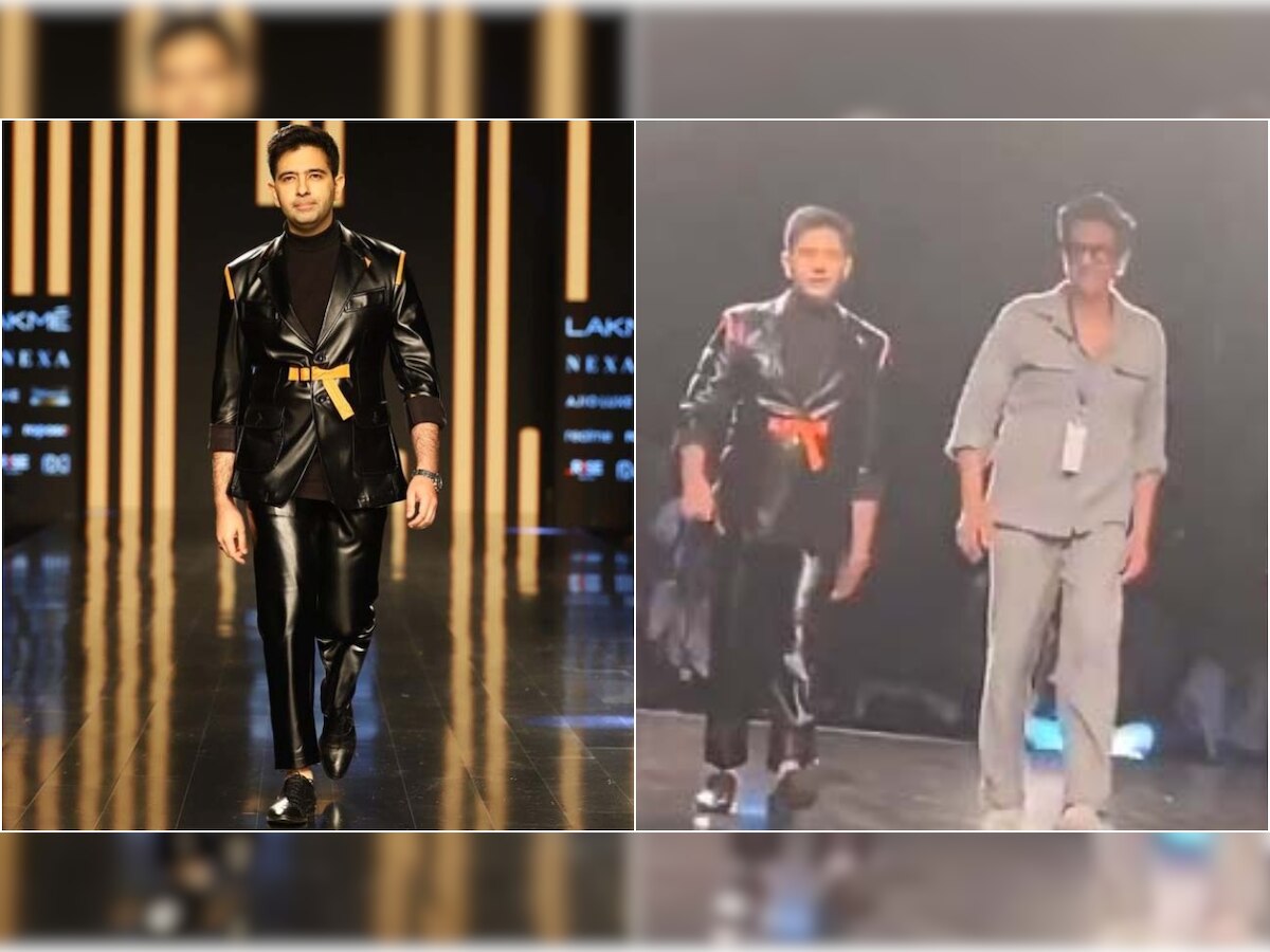 Lakme Fashion Week 2022: Raghav Chadha walks the ramp for designer Pawan Sachdeva