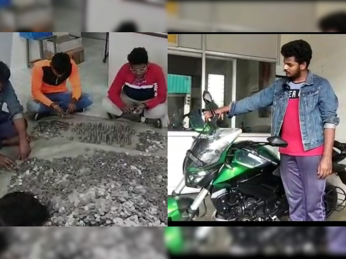 Tamil Nadu man pays for dream bike worth Rs 2.6 lakh using Re 1 coins, pics go viral