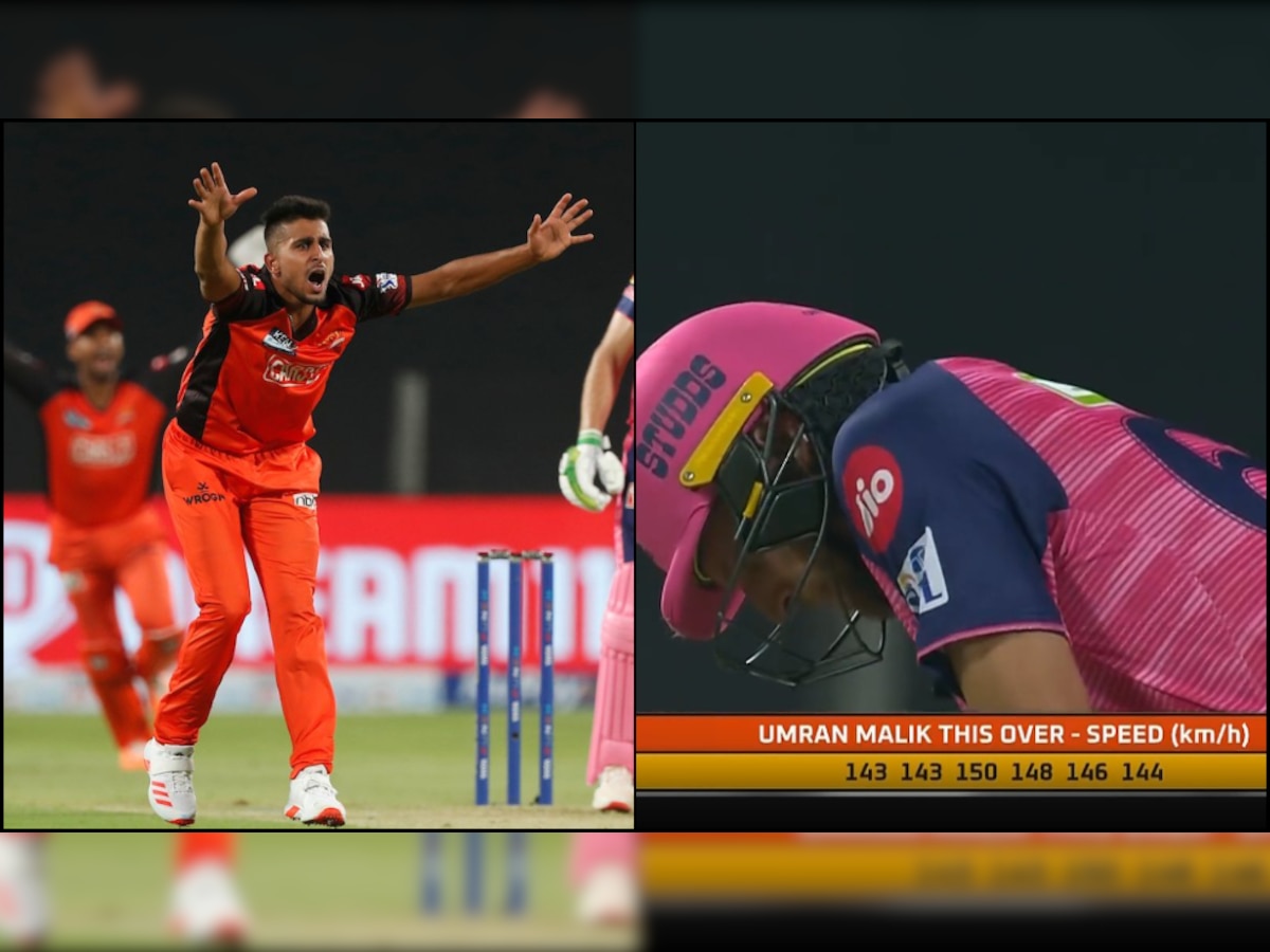 WATCH: SRH pacer Umran Malik clicks 150kph against Rajasthan Royals in IPL 2022