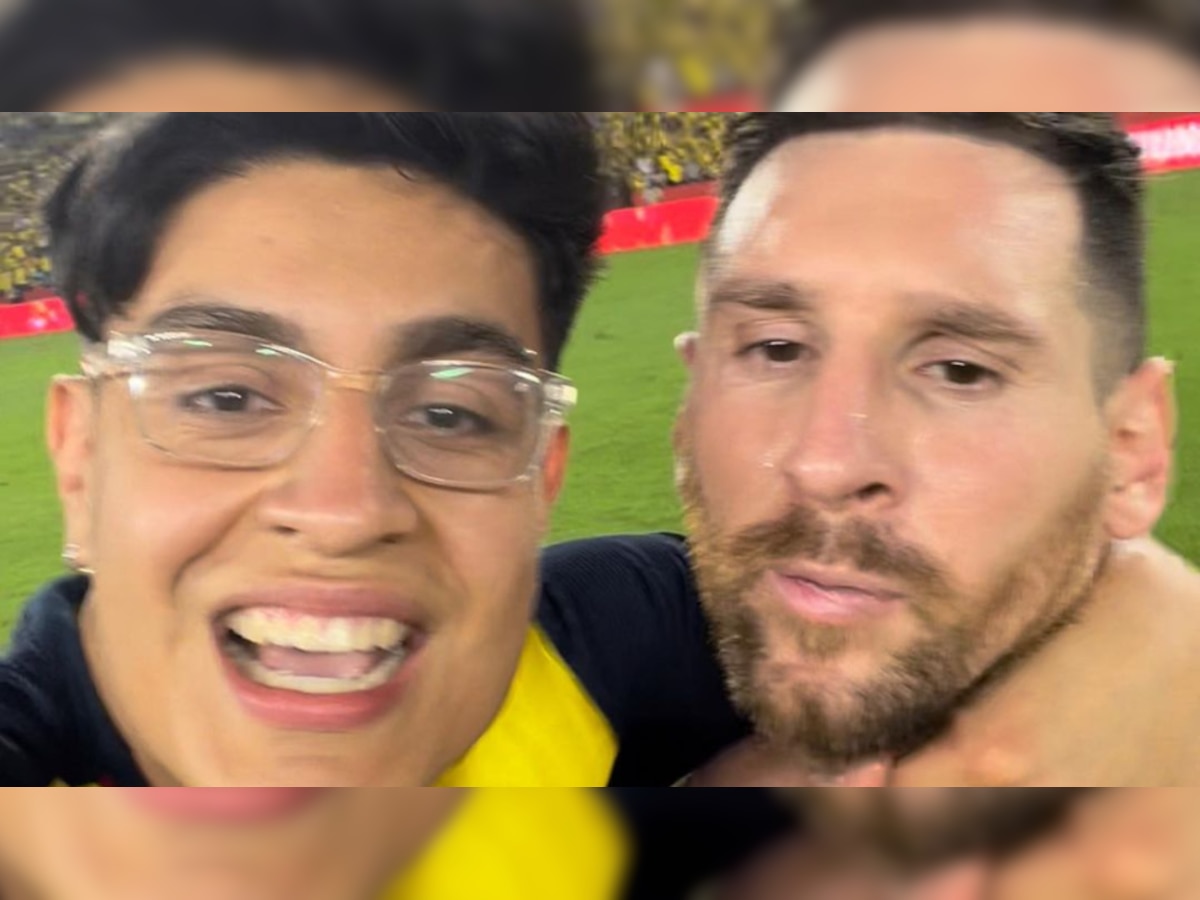 WATCH: Video of pitch invader forcibly grabbing Lionel Messi to take selfie goes VIRAL