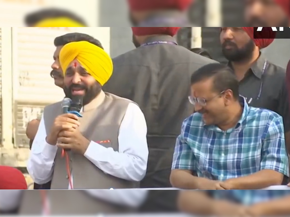 Arvind Kejriwal, Bhagwant Mann hold roadshow in Ahmedabad ahead of Gujarat polls