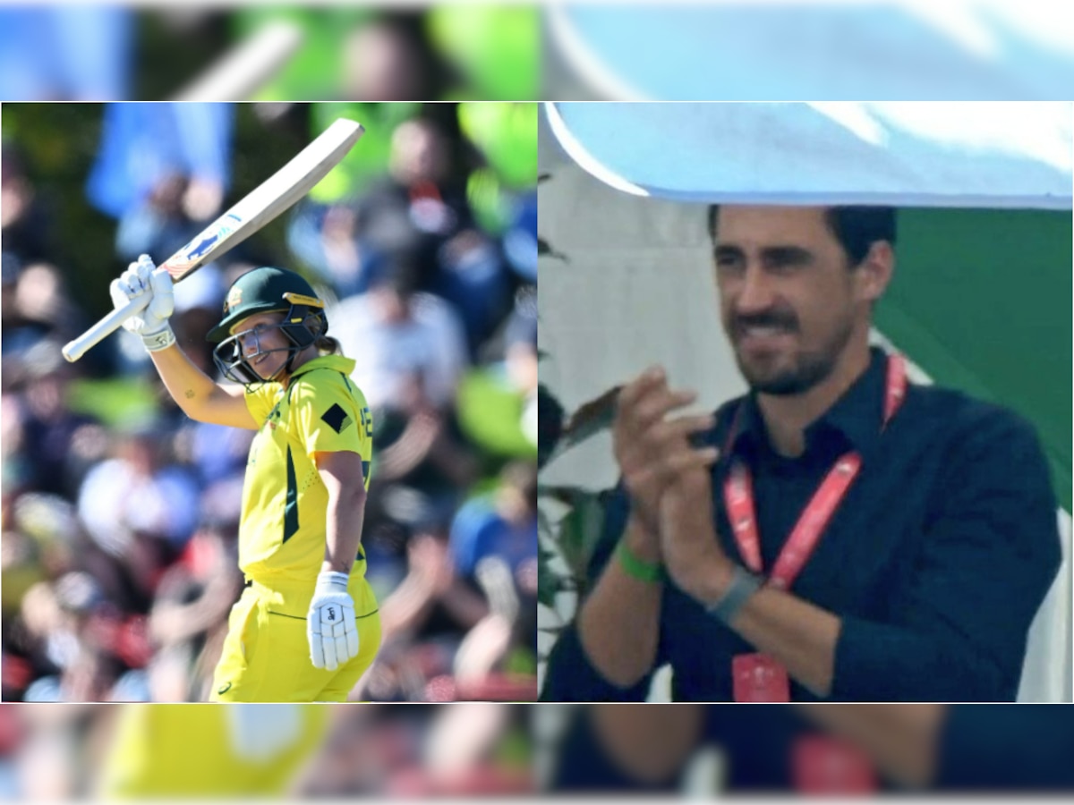 ICC WWC 2022 final: Alyssa Healy scores century, husband Mitchell Starc cheers for her