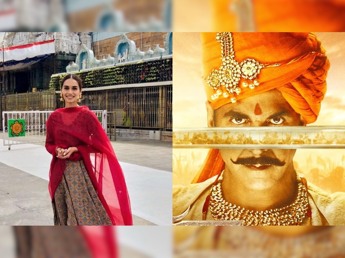 Prithviraj: Manushi Chhillar shares UNSEEN photo of her character Sanyogita