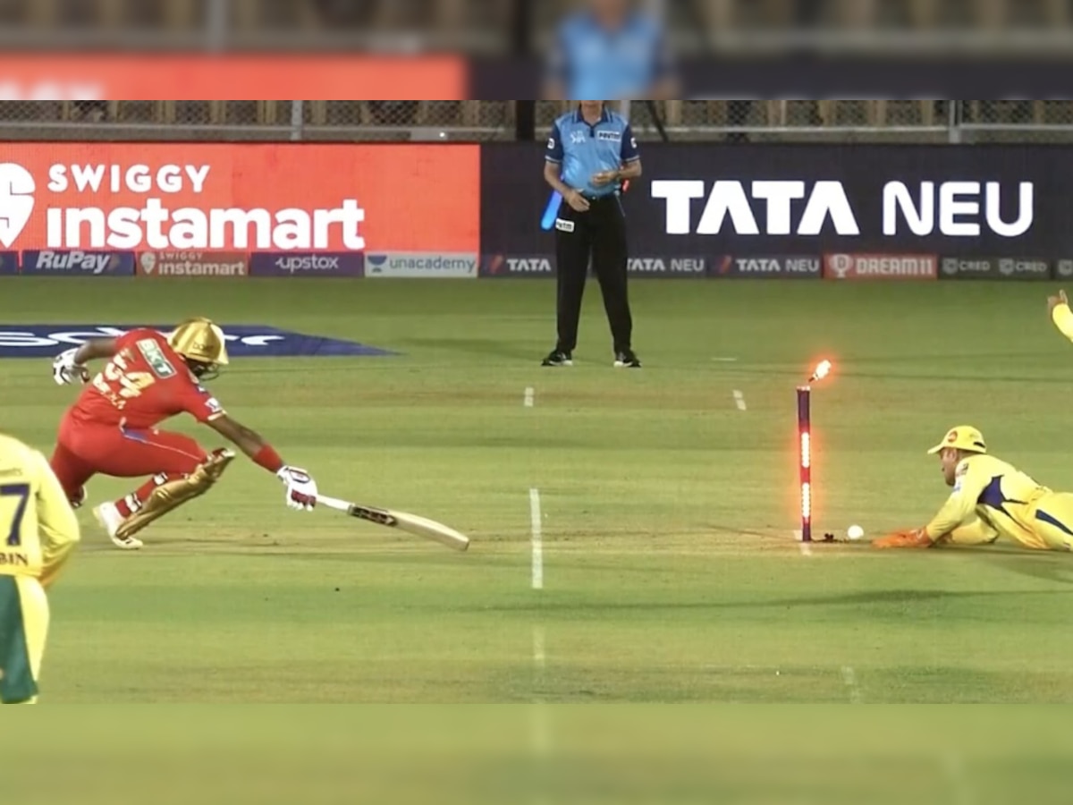 MS Dhoni dubbed 'Superman' by internet after incredible stumping in PBKS vs CSK clash