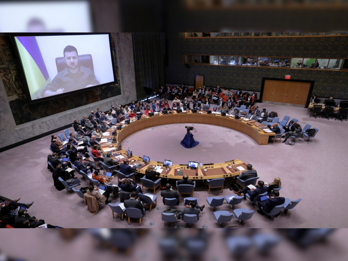 Ukraine's president Zelenskyy asks UN to hold Russia accountable for 'war crimes'