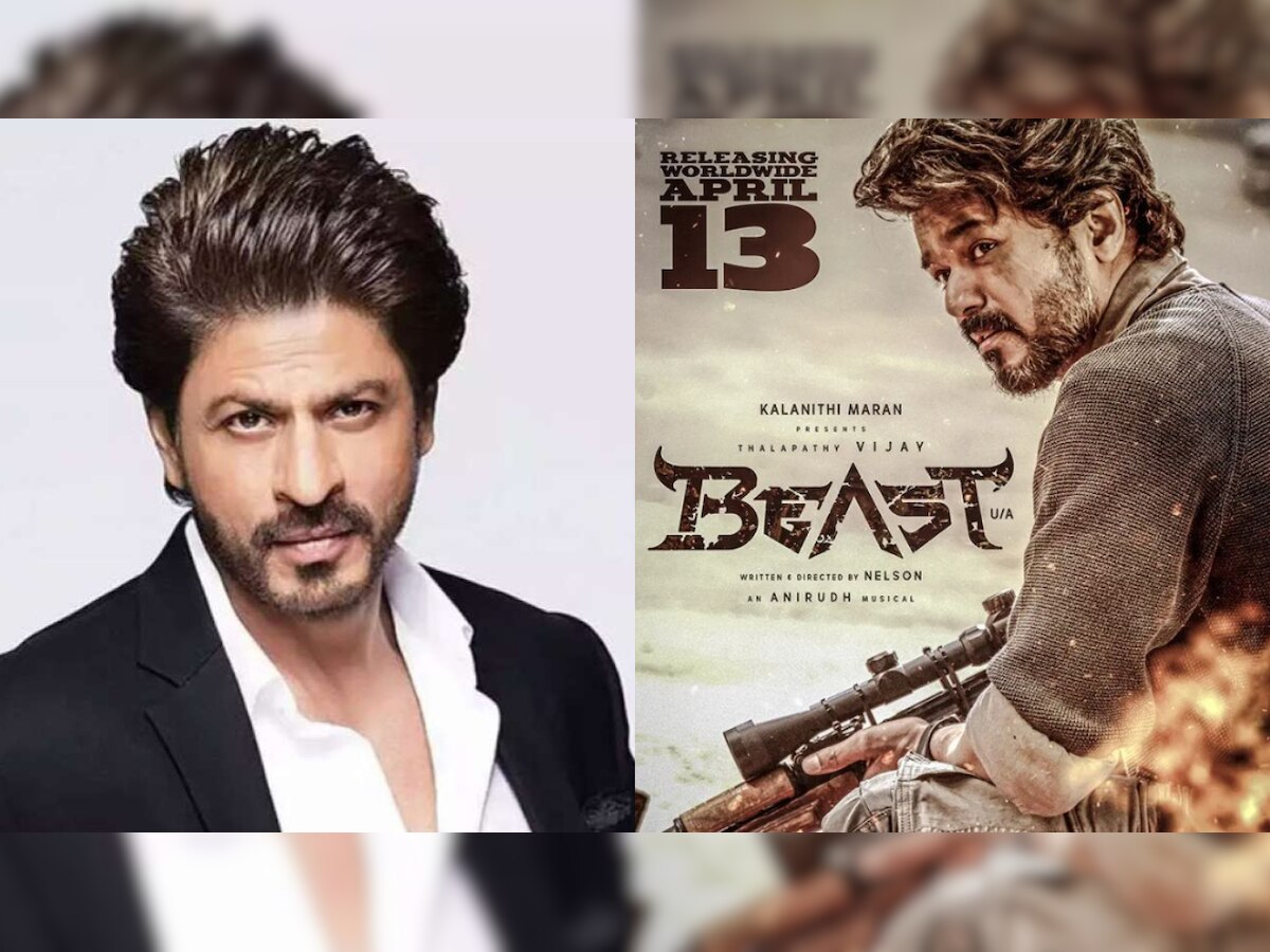 Shah Rukh Khan reacts to Thalapathy Vijay's Beast trailer, tweet goes VIRAL