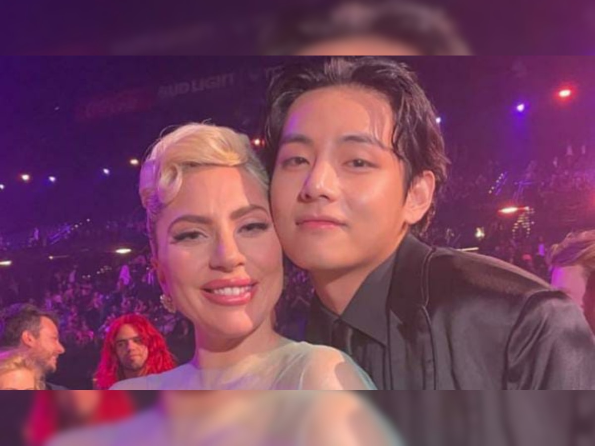 BTS' V poses with Lady Gaga at Grammys, photos go viral