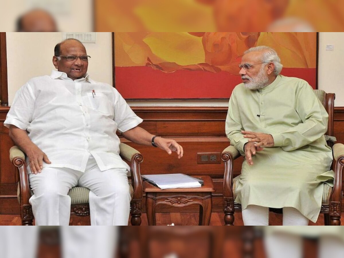 NCP chief Sharad Pawar meets PM Modi