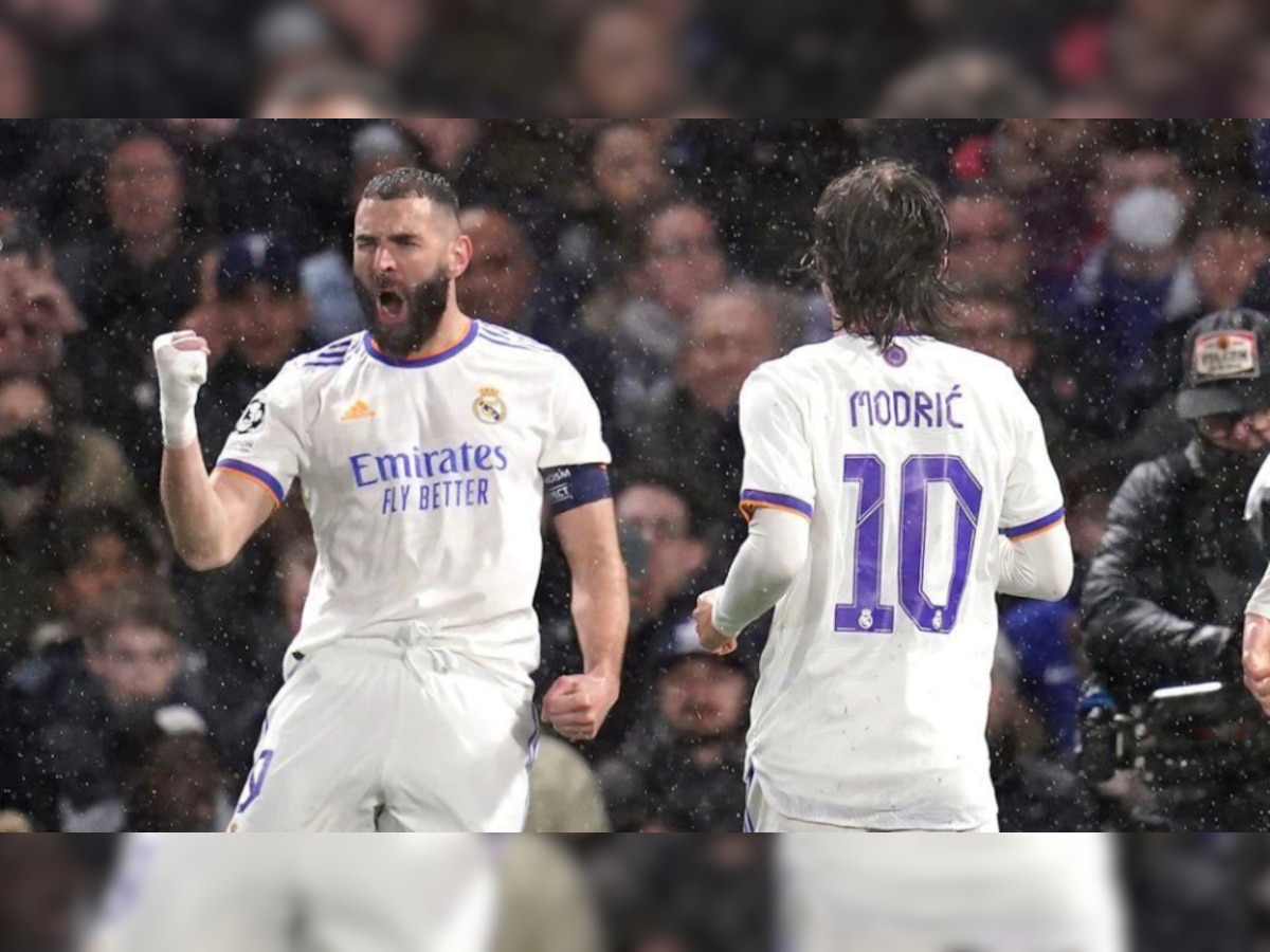 Champions League 2022: Karim Benzema's hat-trick gives Real Madrid 3-1 win against Chelsea in quarter-final