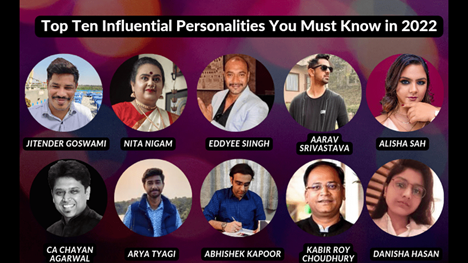 Top 10 Influential Personalities You Must Know In 2022