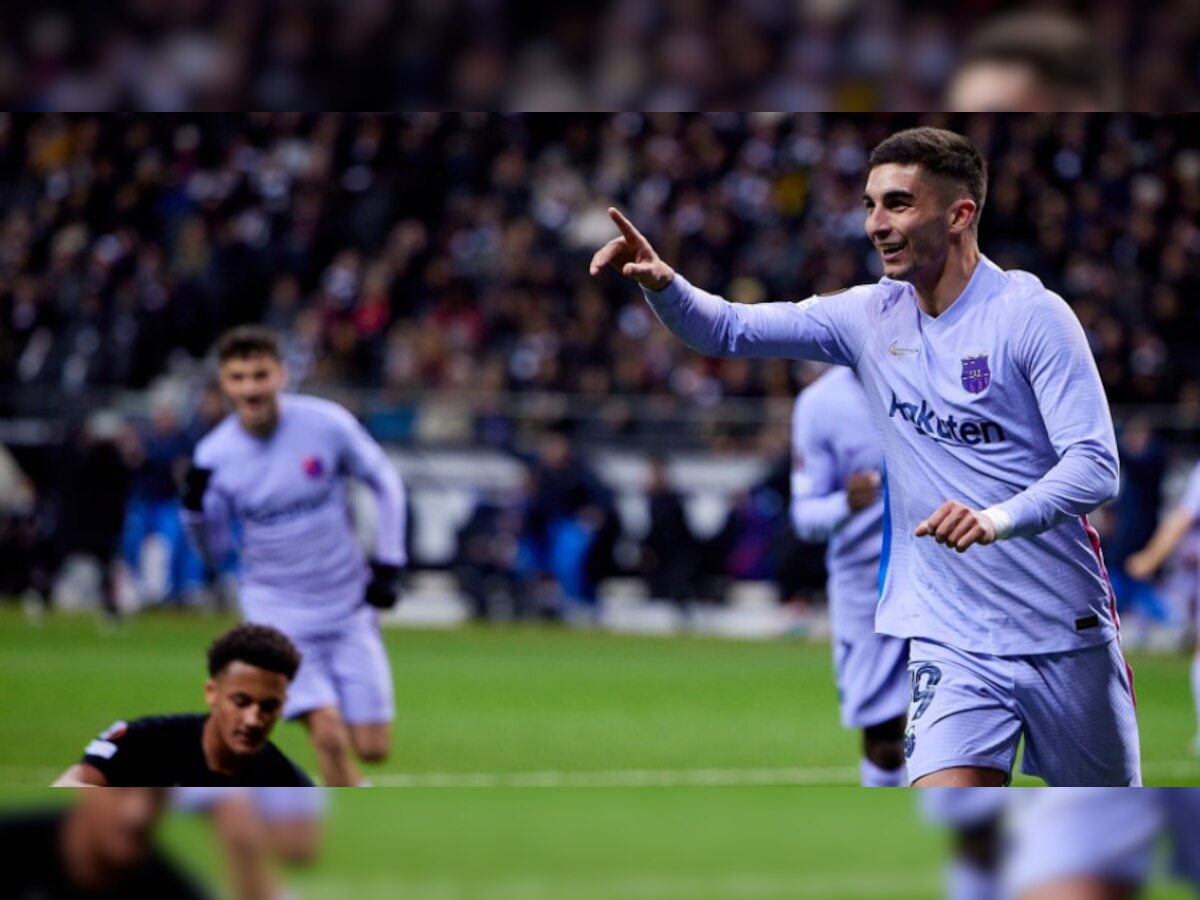 Europa League 2022: Ferran Torres helps Barcelona make 1-1 comeback at Eintracht Frankfurt - WATCH