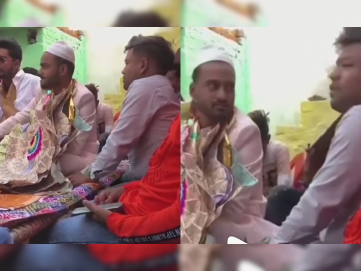 ‘Gift ka jugaad done’: Man steals money from groom’s cash garland, video goes viral