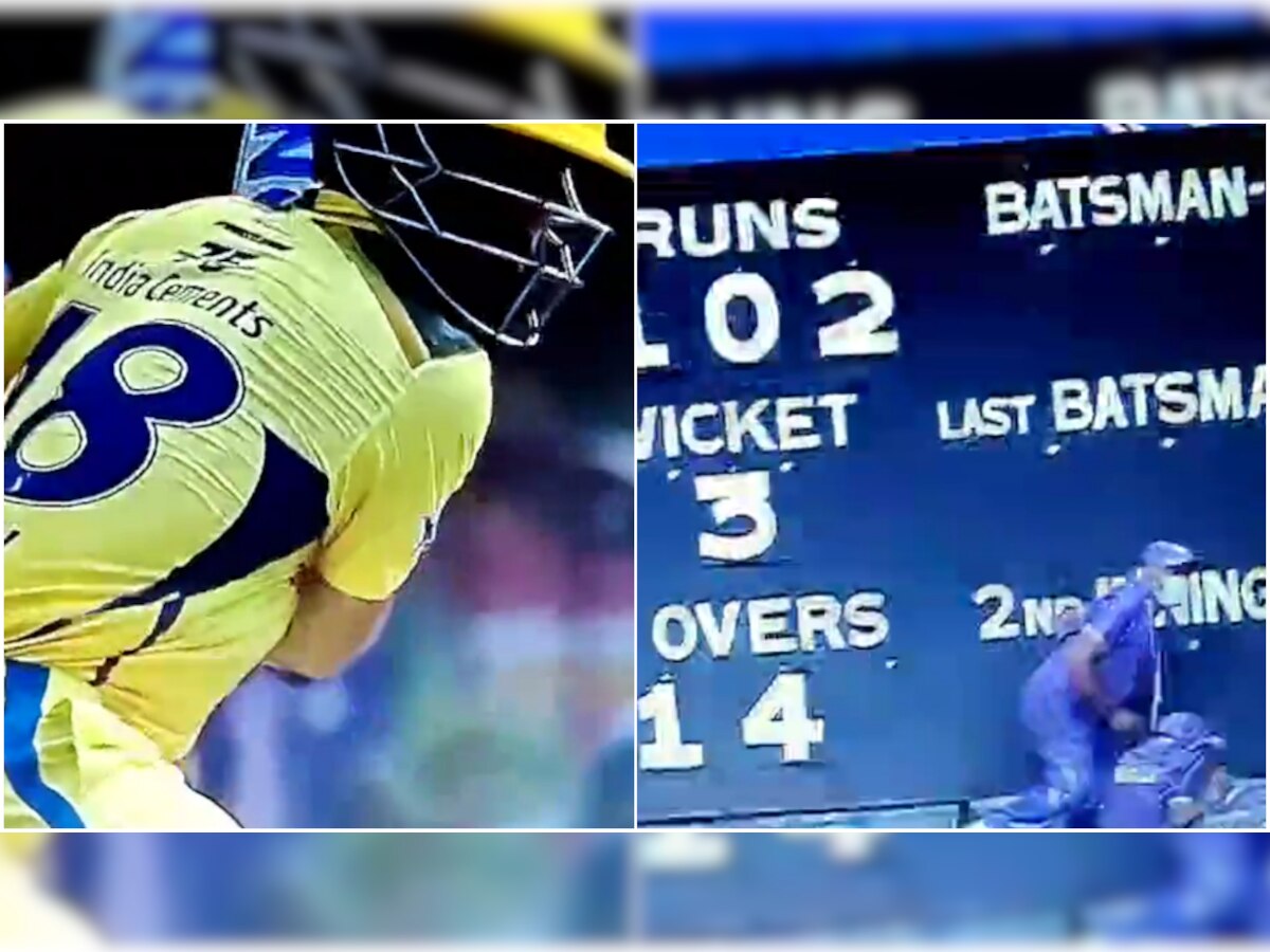 Watch: Moeen Ali's six nearly hits scorer during CSK vs SRH match