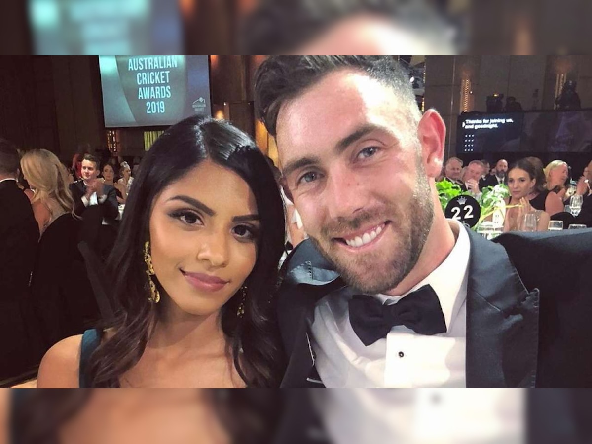 MI vs RCB: Glenn Maxwell's wife Vini Raman dons RCB jersey to show her support