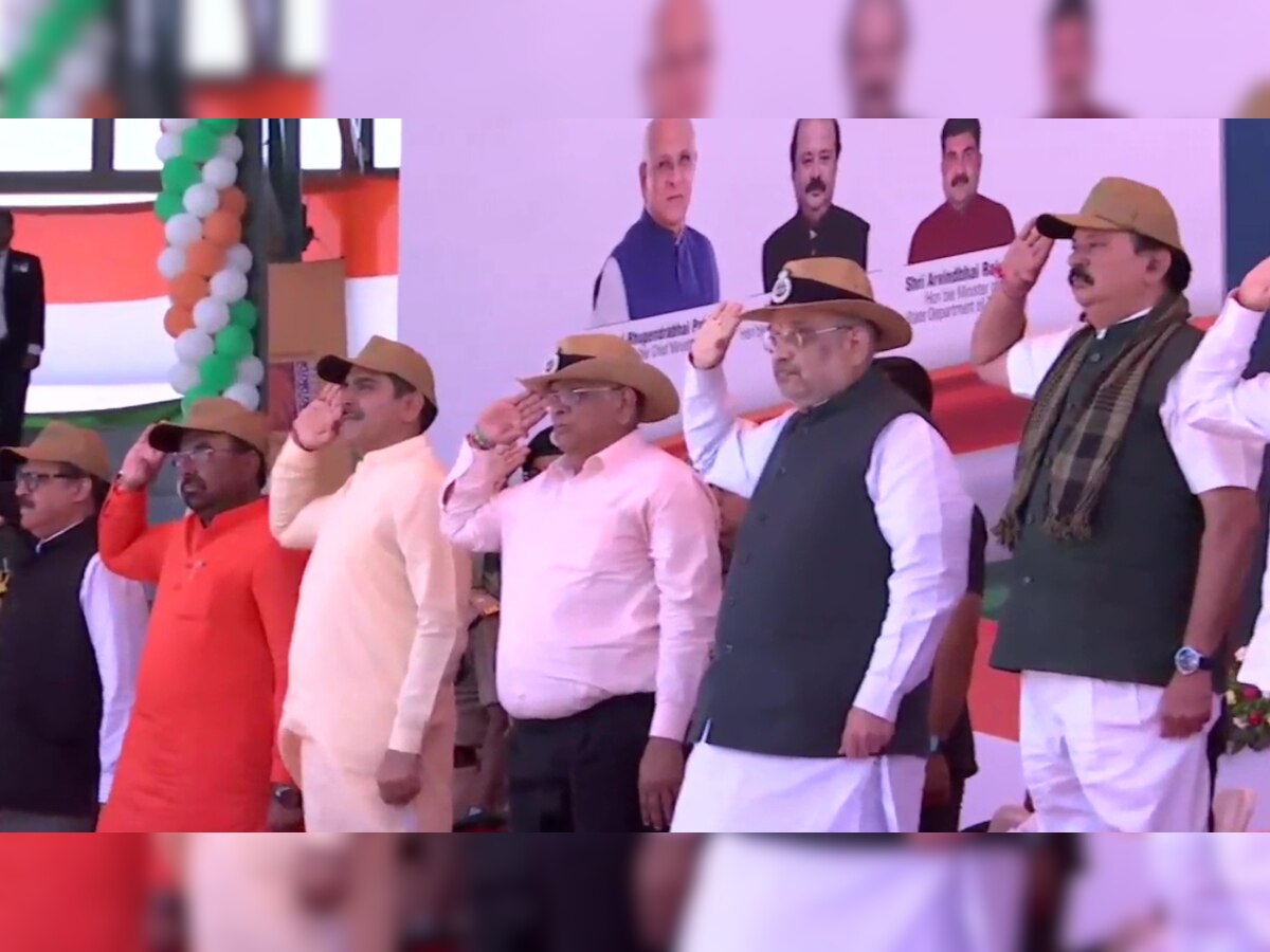 Amit Shah inaugurates Indo-Pak border viewing point in Gujarat's Nada Bet