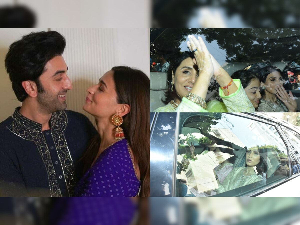 Ranbir Kapoor-Alia Bhatt wedding: Neetu Kapoor greets media as she arrives for festivities with daughter Riddhima