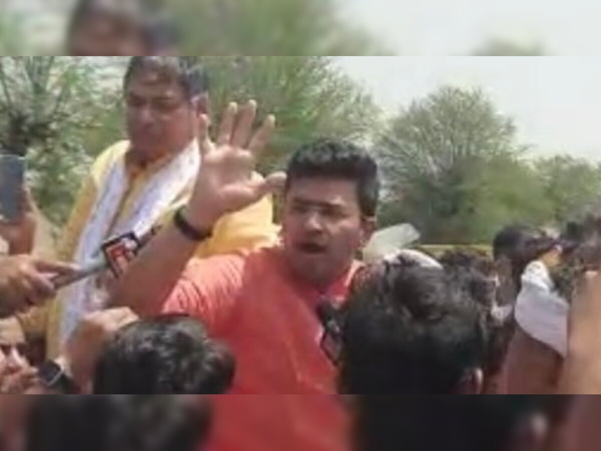 BJP MP Tejasvi Surya detained on way to violence-hit Karauli in Rajasthan 