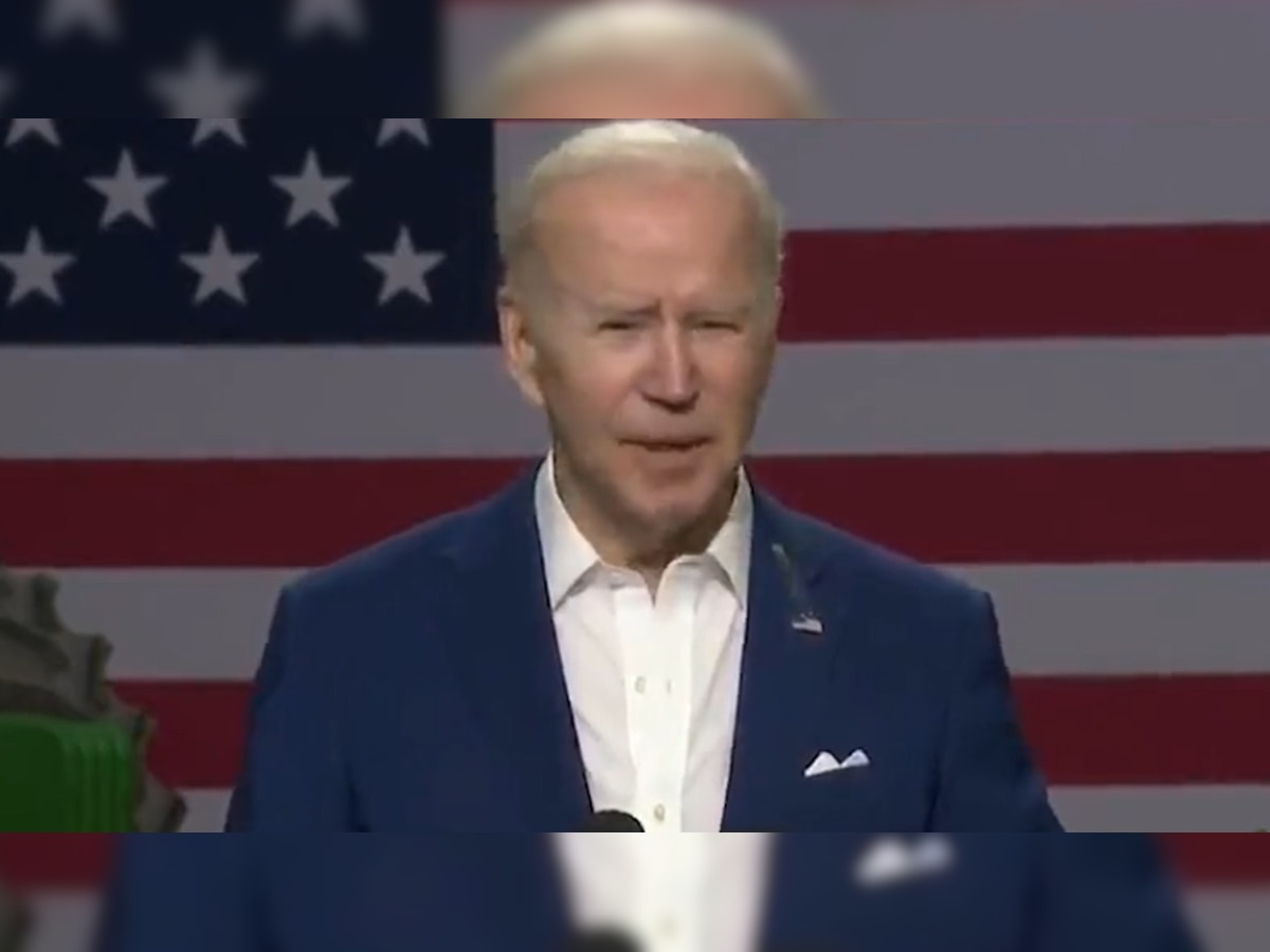 Bird poops on Joe Biden during his speech, video goes viral