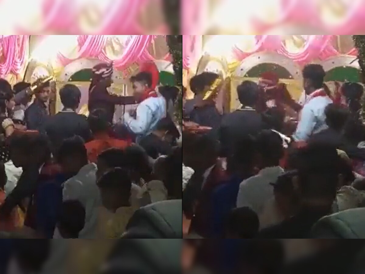 Viral video: Bride slaps groom during jaimala ceremony in UP