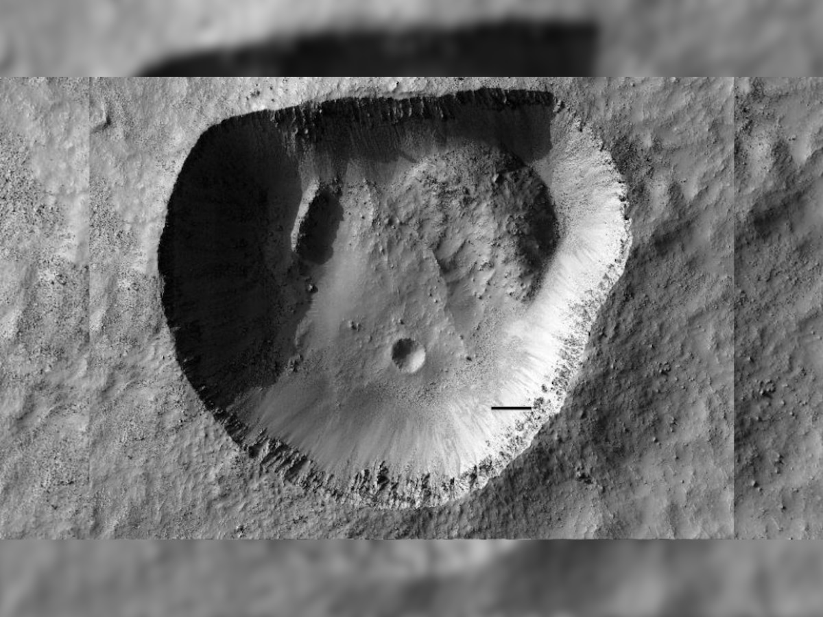 NASA spots an oddly-shaped crater on Mars, here's how scientists explain it