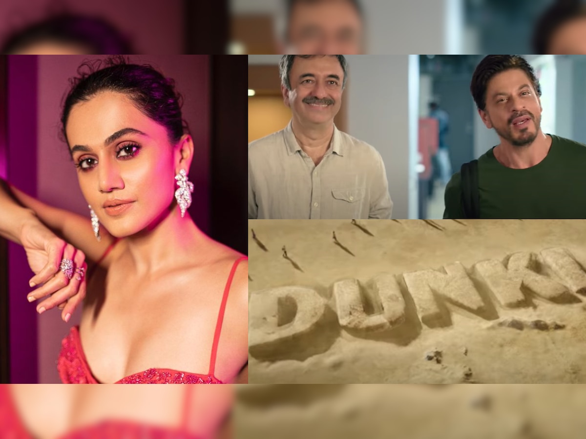 Dunki: Taapsee Pannu quotes Shah Rukh Khan-Rajkumar Hirani's famous dialogues after film's announcement