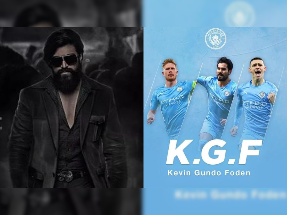 KGF Chapter 2: Manchester City celebrates Yash’s film in unique way