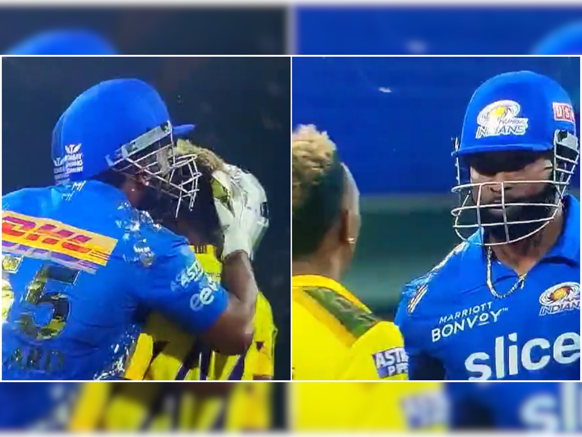 IPL 2022: Dwayne Bravo throws ball towards Kieron Pollard, latter responds with a kiss!