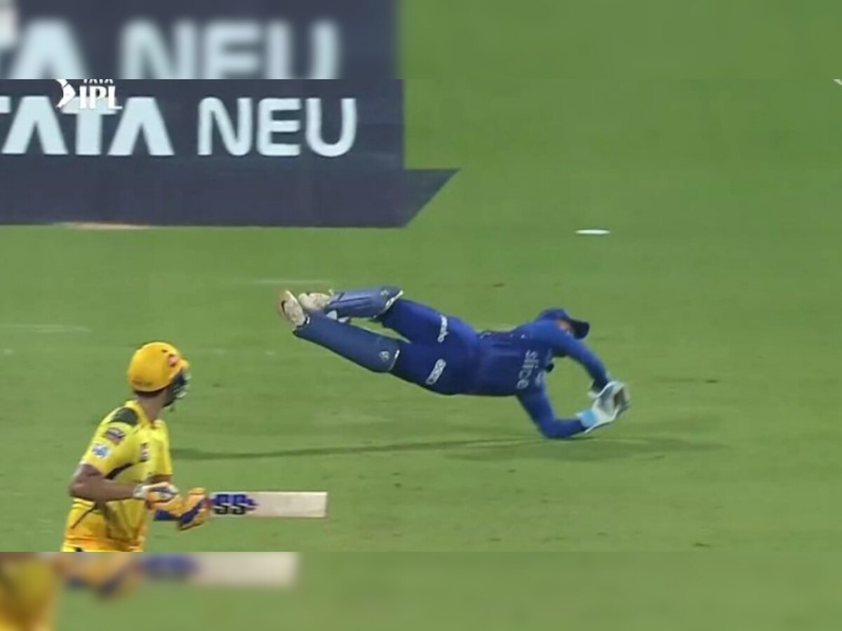 IPL 2022: Watch Ishan Kishan's flying catch to dismiss Shivam Dube ...