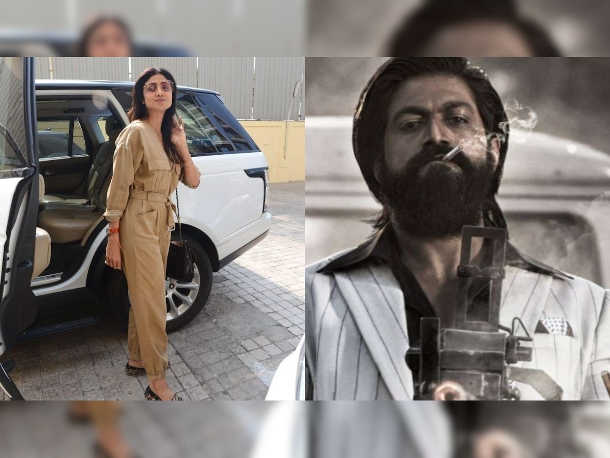 KGF Chapter 2: Shilpa Shetty watches Yash's film with family, delivers his famous 'violence' dialogue