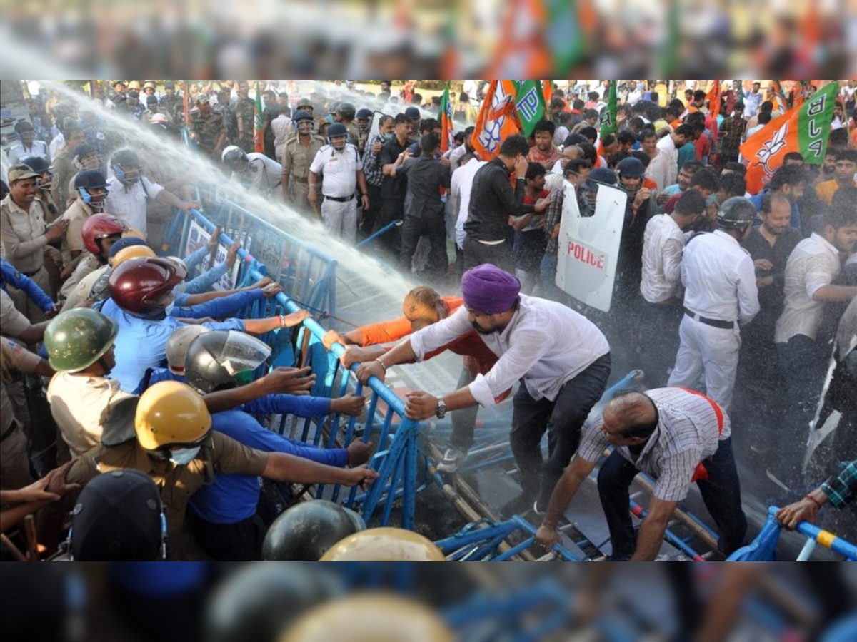 Mamata Banerjee has become Hitler: Tejasvi Surya after BJP protest faces water cannon in West Bengal