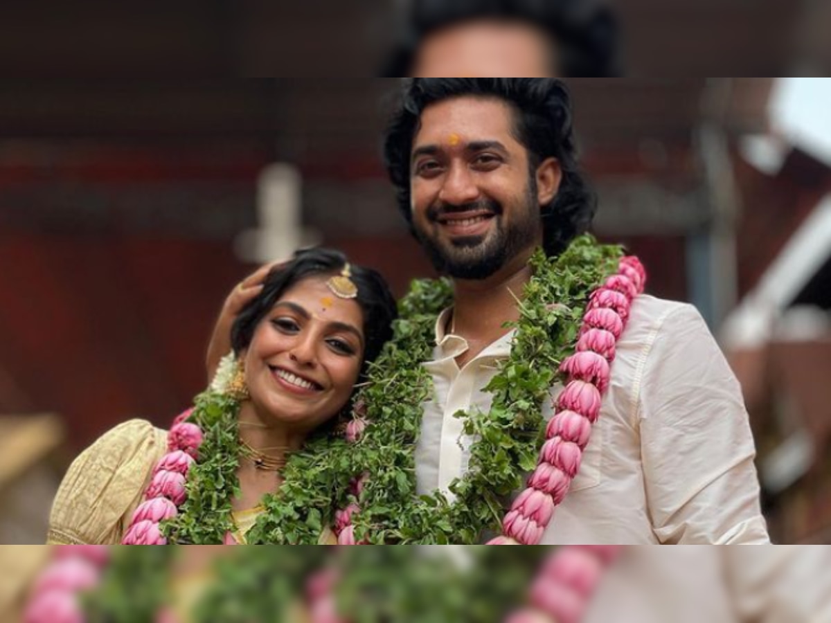 Malayalam actress Mythili ties knot with Sambath, wedding photos go viral