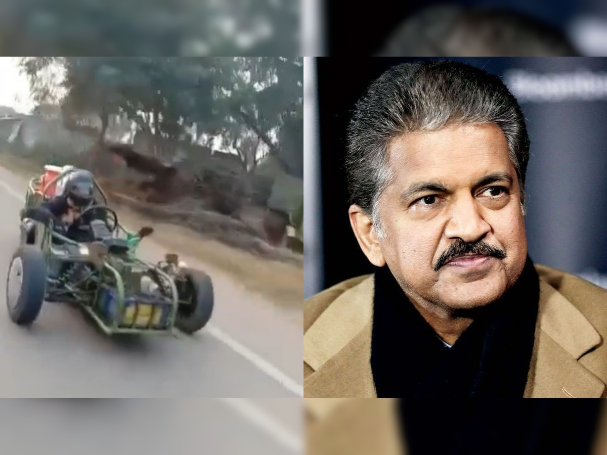 Netizens urge Anand Mahindra to notice ‘desi F1 driver’ delivering milk, watch viral video