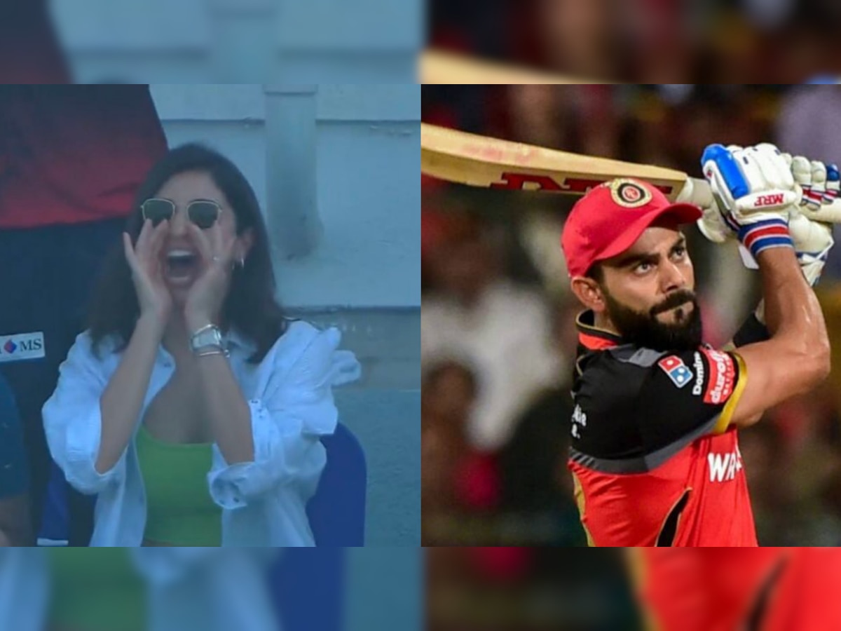 IPL 2022: Anushka Sharma cheers for Virat Kohli after he scores fifty, watch viral video