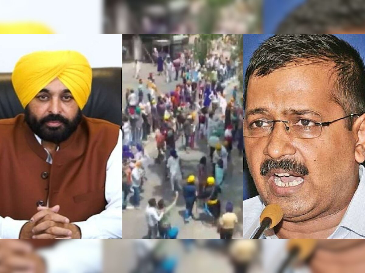 Patiala clash: Delhi CM Arvind Kejriwal warns of ‘strict action’, Punjab CM Bhagwant Mann says peace is important 