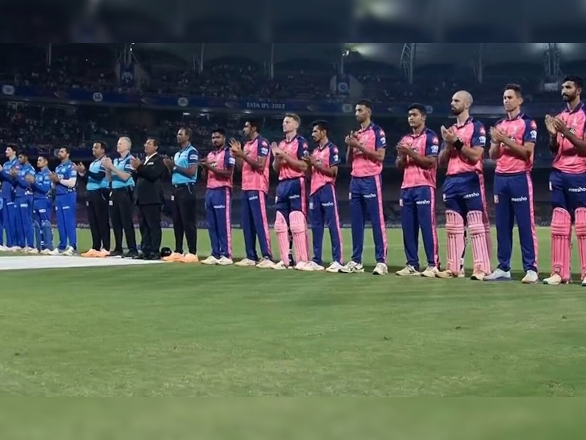IPL 2022: Rajasthan Royals-Mumbai Indians pay tribute to Shane Warne in heartwarming gesture, video viral