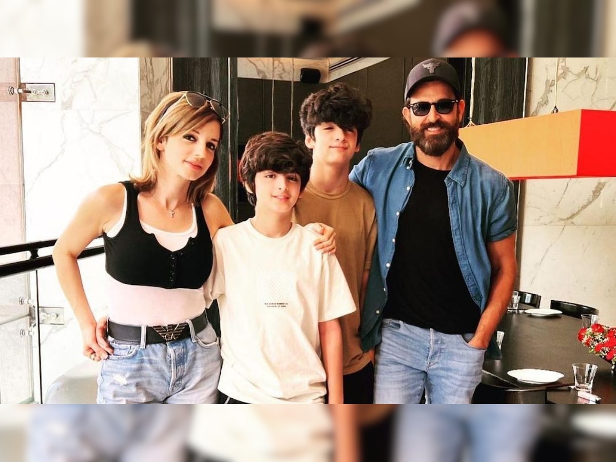 Hrithik Roshan, ex-wife Sussanne Khan celebrate son Hridaan's 14th birthday with special lunch